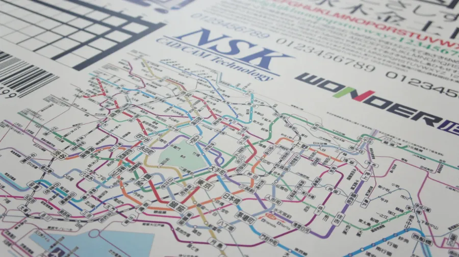 WonderJETシングルパスの印刷例