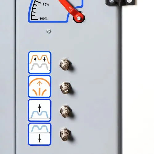 世界で最も売れているデスクトップ型高機能小型真空成型機formech HD686 ステータスのパラメータ表示