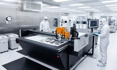 クリーンルーム内での精密部品加工