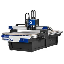 CNCルーター AXYZ TRIDENTを正面から見た様子