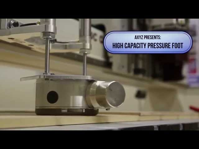 High Capacity Pressure Foot - Dust extraction video
