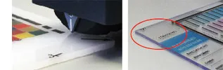 半透明資材・アンダーホワイト印刷時の測色方法