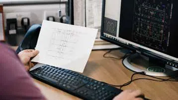 ソフトでパッケージを作成する様子