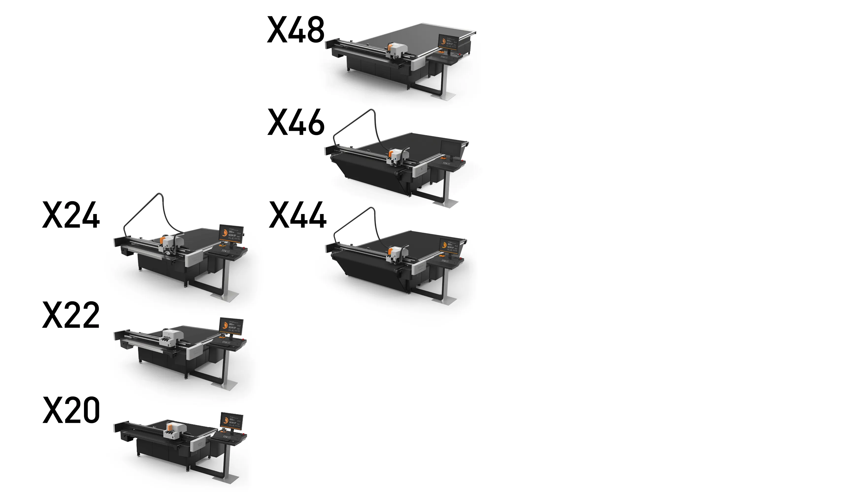 Kongsberg Xシリーズ一覧表
