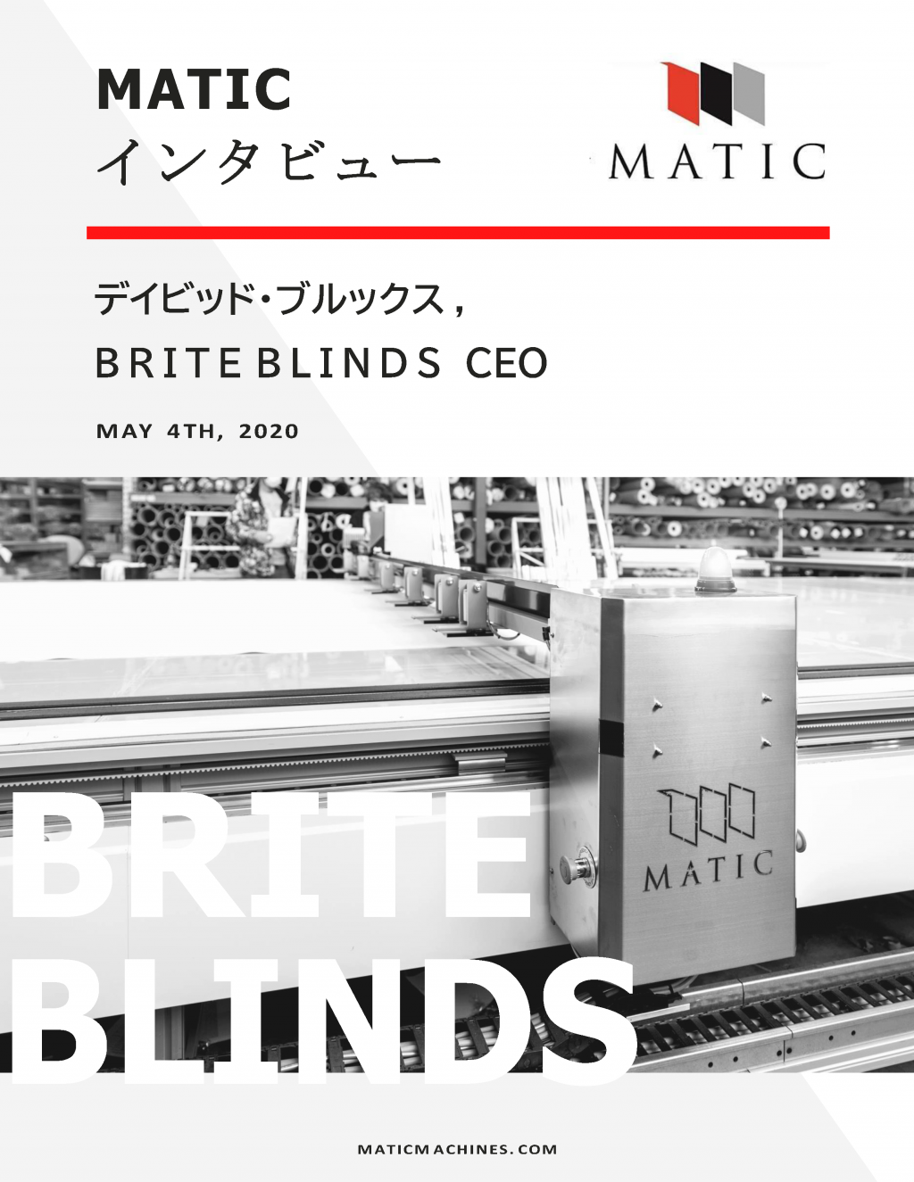 Interview with Brite Blinds
