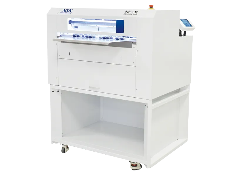 高性能・高生産・省スペースを実現した、パッケージ・POP・シールラベル対応小型カッティングマシン、NS-X Automation
