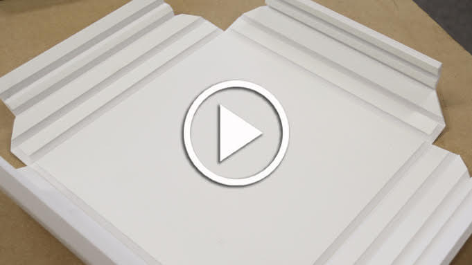 AXYZ Trident Knife cutting Encore foam board