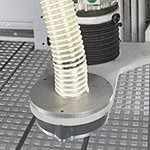 日本製図器工業が販売するCNCルーター、Axyz INNOVATORのユニバーサル5大集塵