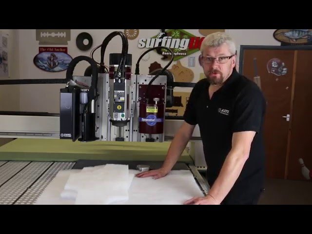How to cut textiles and fiberglass on an AXYZ CNC router