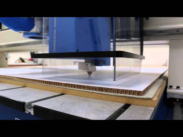Trident series CNC Router cutting xanita video