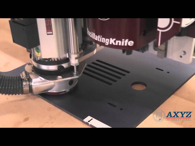 AXYZ Series CNC Router cutting trespa video