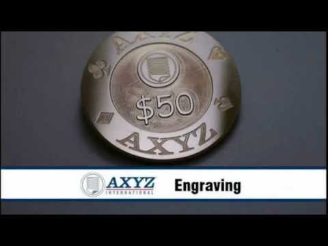 Brass engraving on an AXYZ CNC Router