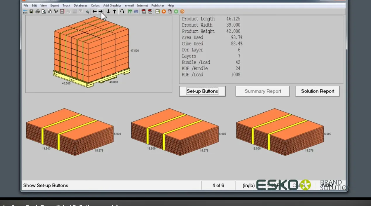 デザイン画像がテクスチャされた3Dイメージが完成します。