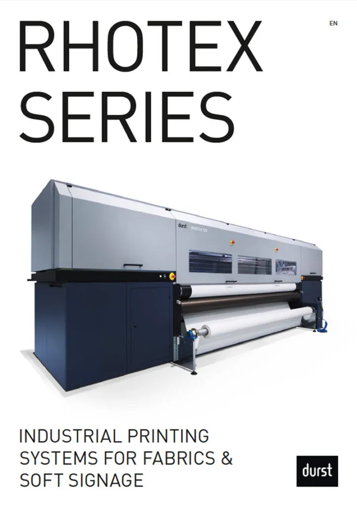 Durst Rhotex Series Brochure Cover
