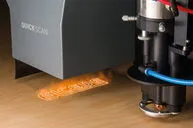 フラットベッド抜型用レーザーカッティングシステム ELCEDE LASERMATE proのレーザーカット