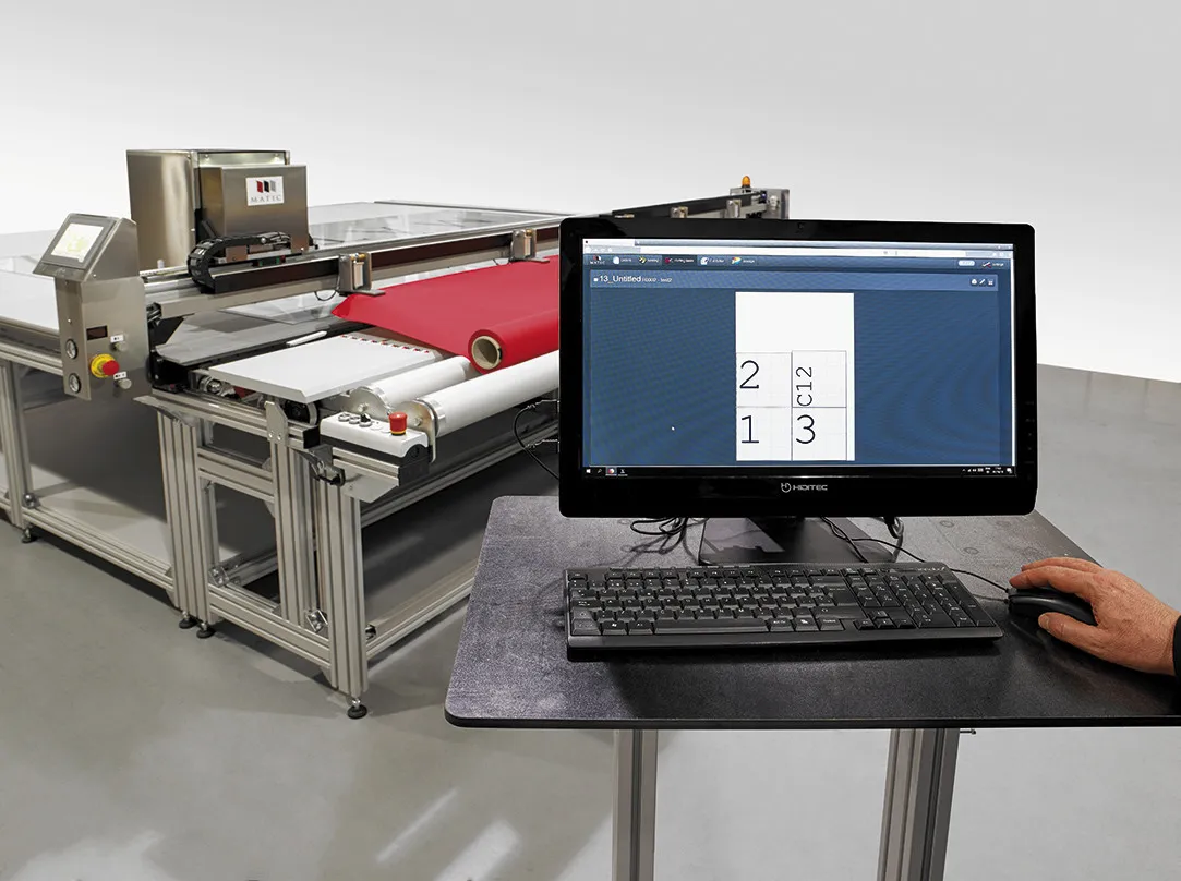 Matic m1-ultimate テキスタイルの加工をコンピュータで管理