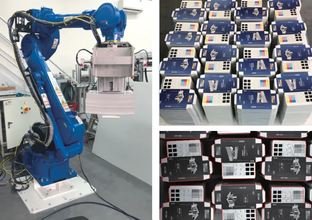 板紙の自動パレタイズ
